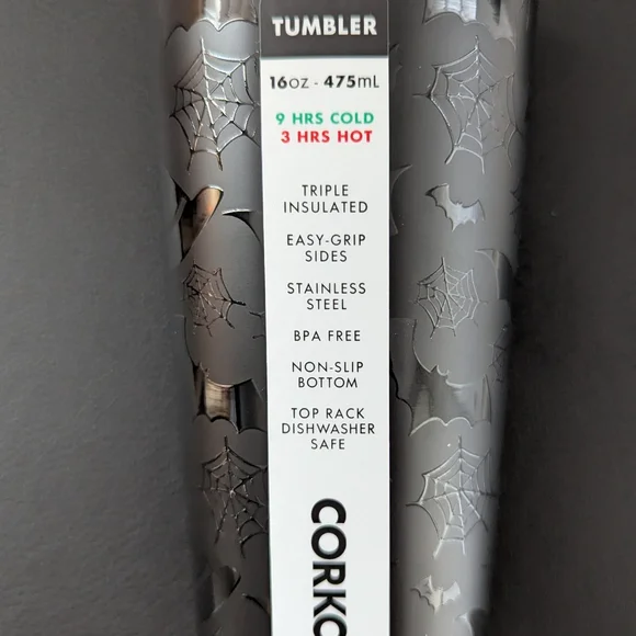 Corkcicle 16 oz. Halloween Themed Stainless Tumbler NWT - Picture 3 of 7